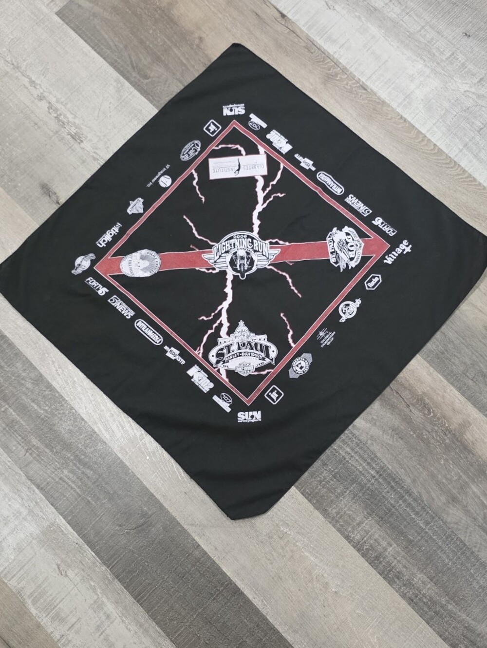 Harley-Davidson Vintage  2006 Lightning    Run 7 Th  Annual Unisex  Bandana